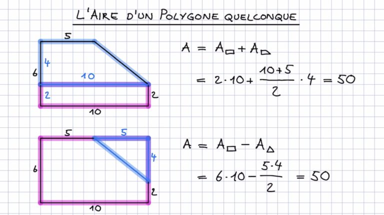 Comment Calculer L Air D Un Losange